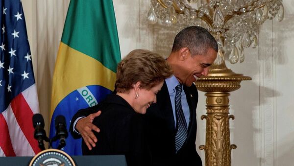 Dilma Rousseff-Barack Obama - Sputnik Türkiye