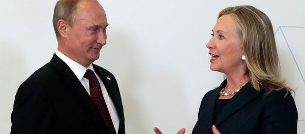 Vladimir Putin&Hillary Clinton Vladimir Putin&Hillary Clinton - Sputnik Türkiye