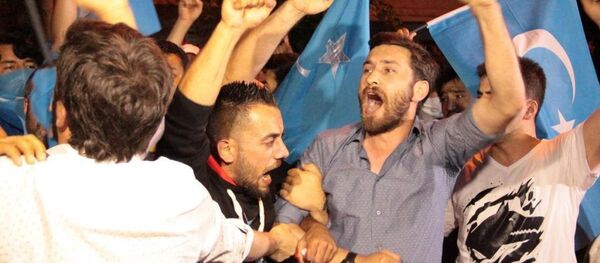 Tayland Başkonsolosluğu önünde protesto - Sputnik Türkiye