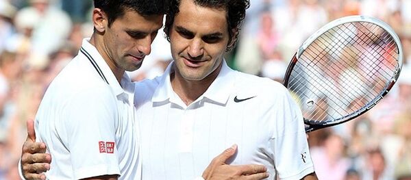 Roger Federer - Novak Djokovic Roger Federer - Novak Djokovic - Sputnik Türkiye