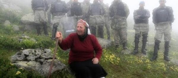 Rize Yeşil Yol protestosu - Sputnik Türkiye