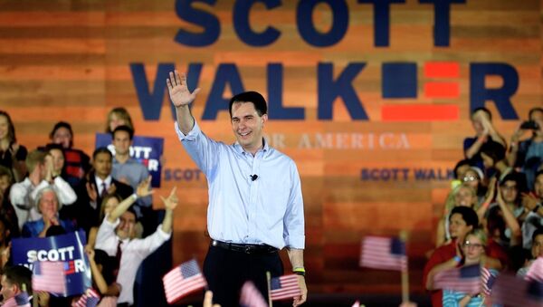 Wisconsin Valisi Scott Walker - Sputnik Türkiye