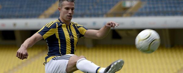 Robin van Persie için imza töreni - Sputnik Türkiye