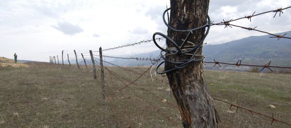 Gürcistan-Güney Osetya sınırı - Sputnik Türkiye
