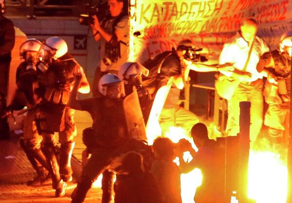 Atina, Yunanistan, protesto - Sputnik Türkiye