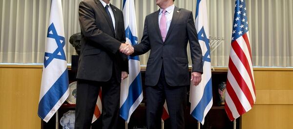İsrail Savunma Bakanı Moşe Yalon- ABD Savunma Bakanı Ashton Carter - Sputnik Türkiye