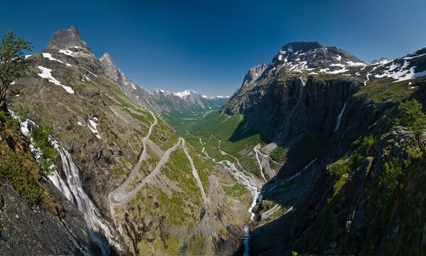 Norveç'teki 'Trol Merdiveni' dağ yolu - Sputnik Türkiye