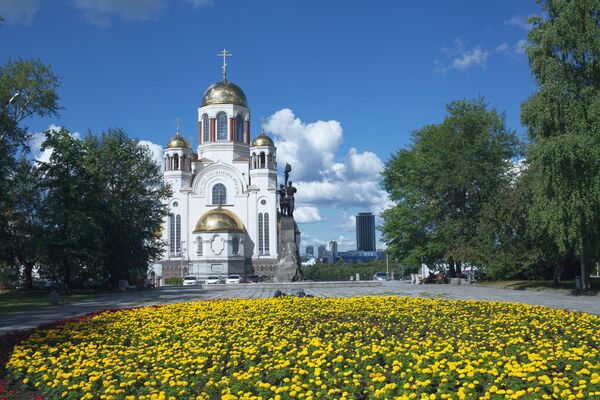 Ekaterinburg’daki Tüm Azizler Kilisesi - Sputnik Türkiye