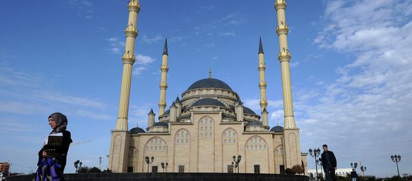Grozni'de Hacı Ahmet Kadirov Cami - Sputnik Türkiye