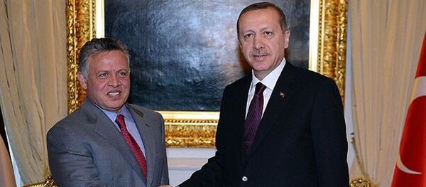Cumhurbaşkanı Recep Tayyip Erdoğan, Ürdün Kralı Abdullah bin Hüseyin - Sputnik Türkiye