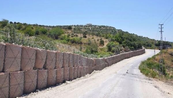 Suriye sınırına duvar örülüyor - Sputnik Türkiye