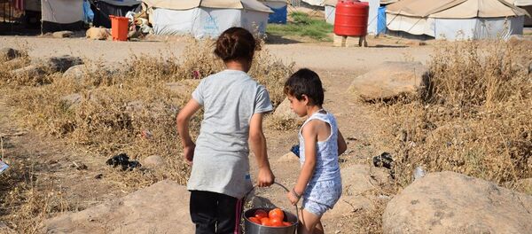Suriye'deki Nevruz mülteci kampı - Sputnik Türkiye