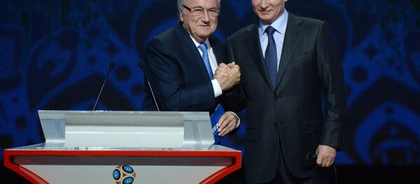 Rusya'da düzenlenecek 2018 FIFA Dünya Kupası Elemeleri kura çekimi, ülke lideri Putin'in de katılımıyla St. Petersburg kentinde gerçekleştirildi - Sputnik Türkiye