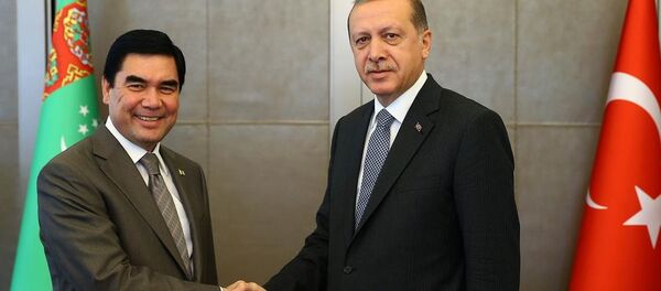 Recep Tayyip Erdoğan & Gurbangulu Berdimuhamedov - Sputnik Türkiye