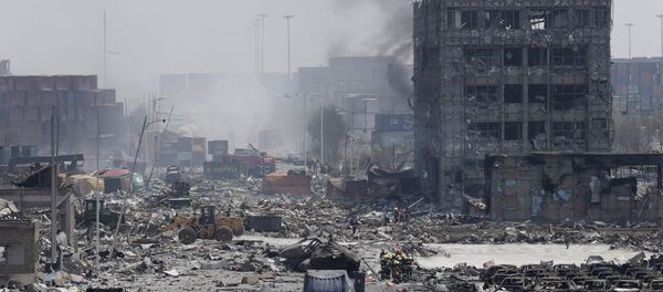 Çin'de patlama - Sputnik Türkiye