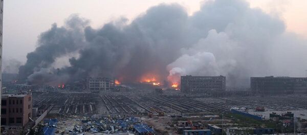 Çin'de patlama - Sputnik Türkiye