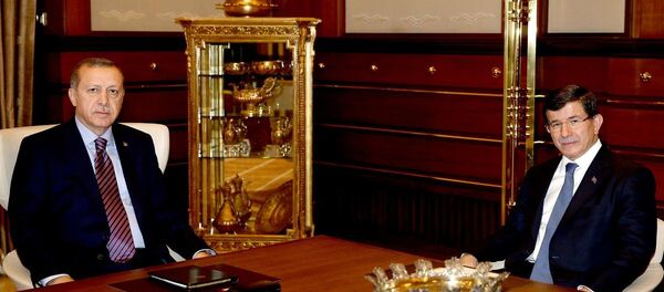 Recep Tayyip Erdoğan & Ahmet Davutoğlu - Sputnik Türkiye