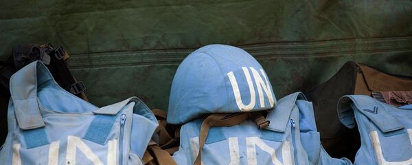 BM Barış Gücü askerlerinin teçhizatları - Sputnik Türkiye