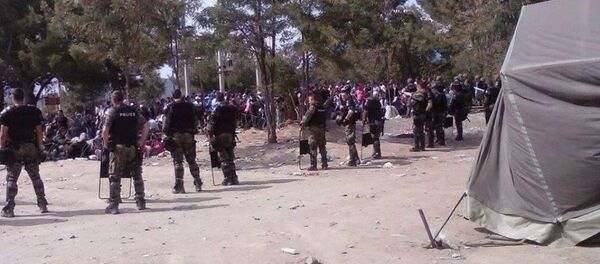 Makedonya'daki göçmen krizi - Sputnik Türkiye