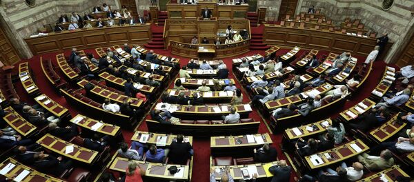 Yunanistan parlamentosu Yunanistan parlamentosu - Sputnik Türkiye