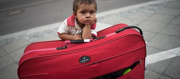 çocuk, göçmen, yolcu, mülteci - Sputnik Türkiye