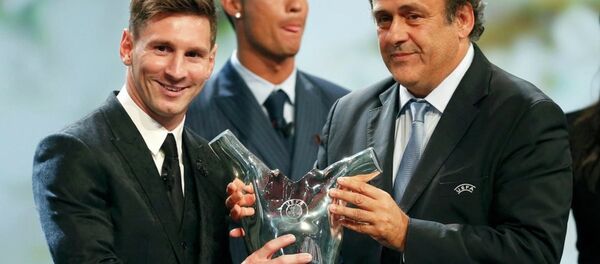 Messi, 2014-2015 sezonu UEFA Avrupa'da Yılın En İyi Futbolcusu ödülü - Sputnik Türkiye