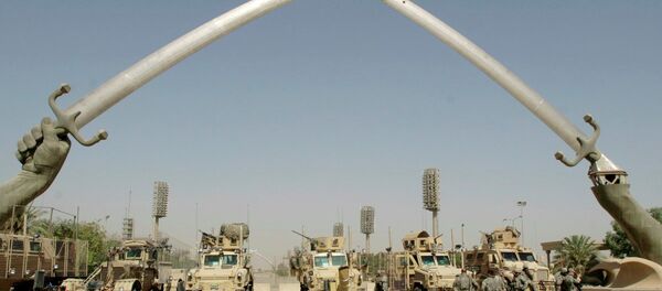 Bağdat'ın merkezinde yer alan ve Yeşil Bölge olarak adlandırılan alan, 2003’teki Irak işgalinin ardından uluslararası koalisyon güçleri tarafından oluşturuldu. - Sputnik Türkiye