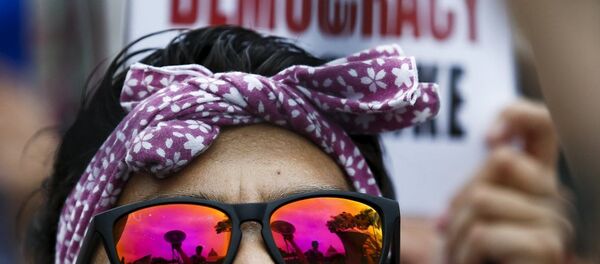 Japonya'da protesto - Sputnik Türkiye