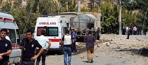Diyarbakır'da patlama - Sputnik Türkiye