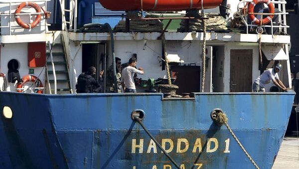 Türkiye'den Libya'ya giden gemide silah yakalandı.jpg - Sputnik Türkiye