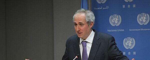 Birleşmiş Milletler Genel Sekreter Sözcüsü Dujarric, - Sputnik Türkiye