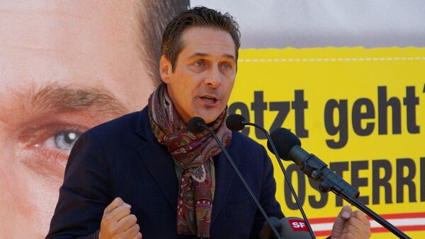 Avusturya Özgürlük Partisi (FPÖ) Genel Başkanı Heinz-Christian Strache - Sputnik Türkiye