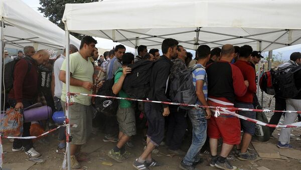 Yunanistan'daki sığınmacılar - Sputnik Türkiye