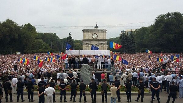 Moldova'da protestolar - Sputnik Türkiye