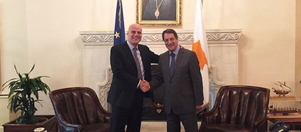 ENI CEO’su Claudio Descalzi - Nikos Anastasiadis - Sputnik Türkiye