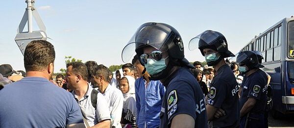 Macaristan'daki sığınmacılar - Sputnik Türkiye