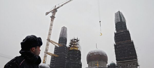 Moskova'da inşa edilen Ulu Camii - Sputnik Türkiye