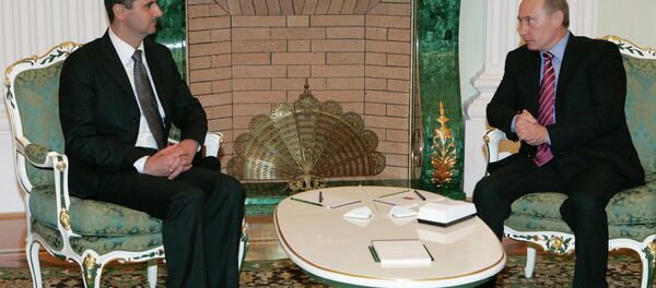 Suriye Devlet Başkanı Beşar Esad - Rusya Devlet Başkanı Vladimir Putin - Sputnik Türkiye