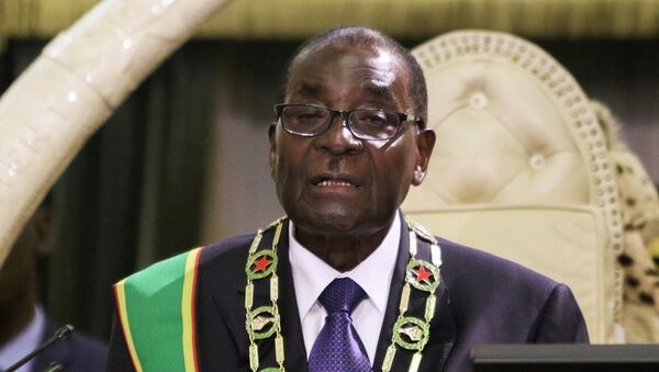 Zimbabve Devlet Başkanı Robert Mugabe - Sputnik Türkiye