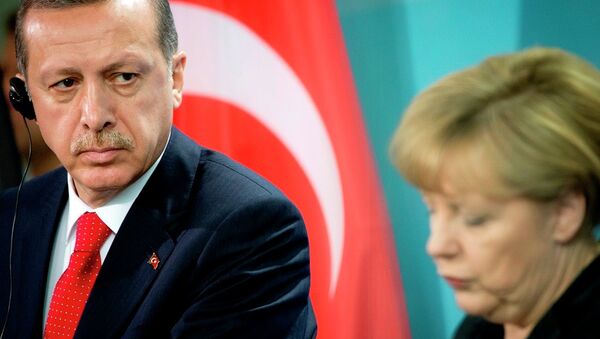 Cumhurbaşkanı Erdoğan ve Almanya Başbakanı Merkel - Sputnik Türkiye