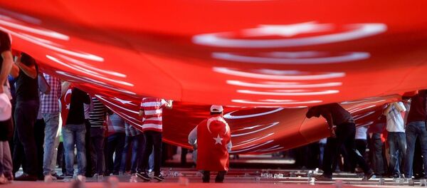 Teröre Hayır, Kardeşliğe Evet yürüyüşü Teröre Hayır, Kardeşliğe Evet yürüyüşü - Sputnik Türkiye