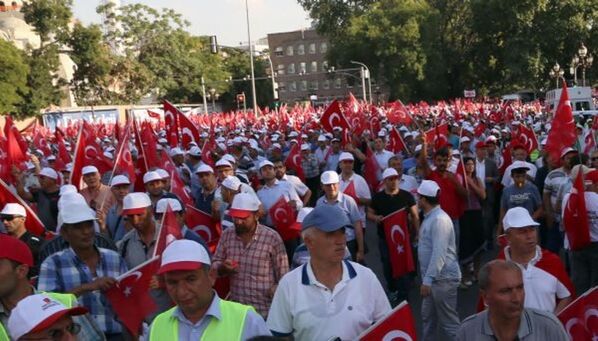 Ankara 'Teröre hayır, kardeşliğe evet' için yürüdü - Sputnik Türkiye