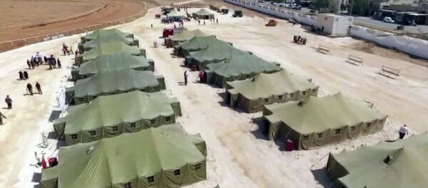 Rusya, Suriye’de sığınmacı kampı kurdu - Sputnik Türkiye