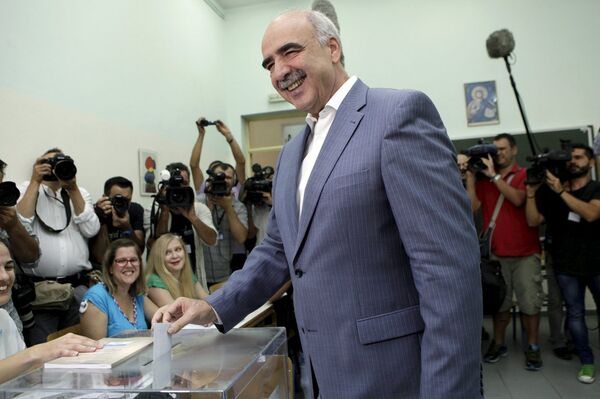 Yeni Demokrasi lideri Vangelis Meimarakis Yeni Demokrasi lideri Vangelis Meimarakis - Sputnik Türkiye