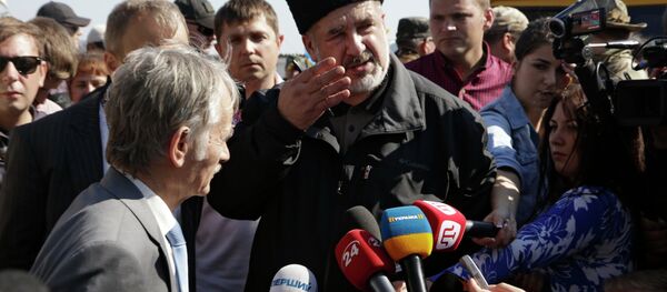 Mustafa Cemilev - Rıfat Çubarov - Kırım - Sputnik Türkiye