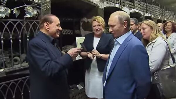 Vladimir Putin - Silvio Berlusconi - Sputnik Türkiye