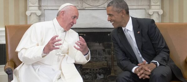 Papa Francis&Barack Obama - Sputnik Türkiye