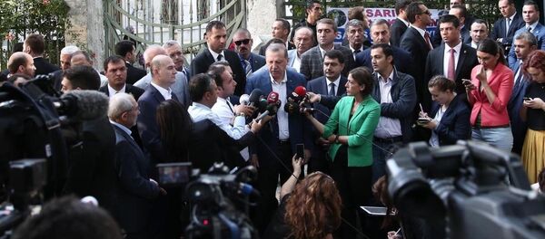 Cumhurbaşkanı Recep Tayyip Erdoğan - Bayram namazı - Sputnik Türkiye