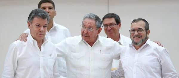 Kolombiya hükümeti ve FARC barış anlaşması imzalayacak - Sputnik Türkiye