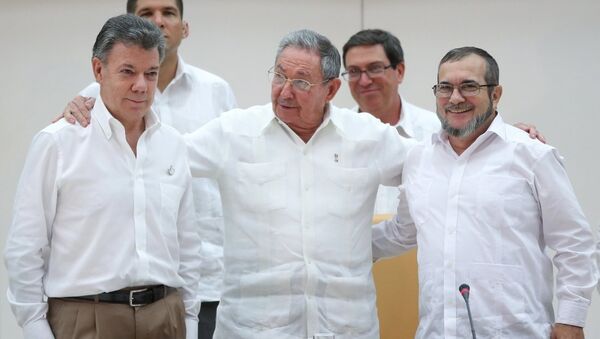 Kolombiya hükümeti ve FARC barış anlaşması imzalayacak - Sputnik Türkiye